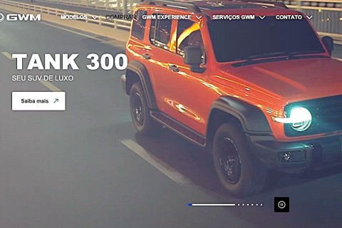 GWM Brasil lança novo site comercial e media center